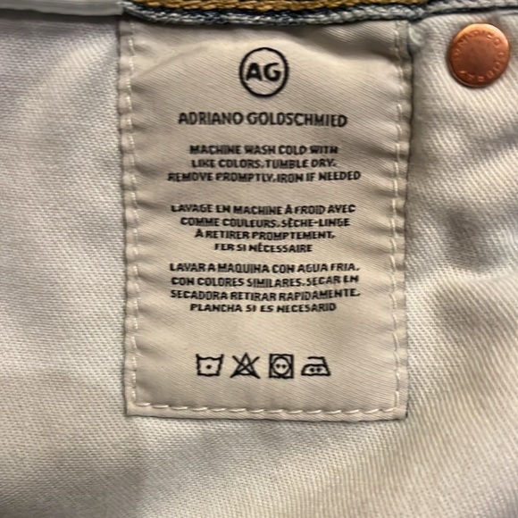 AG Adriano Goldschmidt Alexis High Rise Denim Short Size 30R - Picture 9 of 11